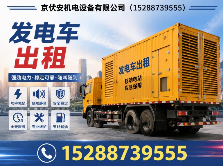 重庆应急发电机出租展示图
