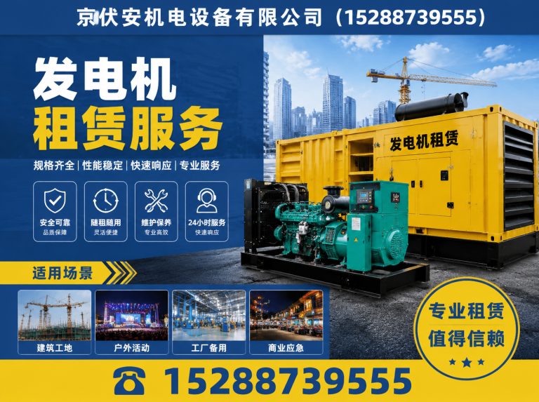重庆柴油发电机组出租展示图